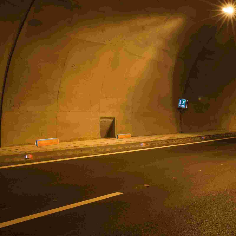 4 stücke reflektierende Markierungen doppelseitige rechteckige Abgrenzung Autobahn Garage Straßen reflektoren