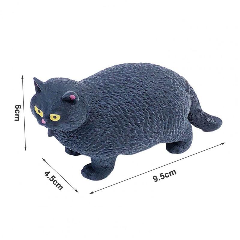 Anti-stress Toy Stress Relief Toys Funny Fat Cat Squeeze Toy for Kids Adults Soft Tpr Cartoon Kitten Squishes Toy Party Favor