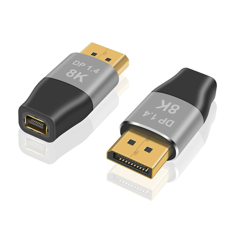 Adattatore DisplayPort a Mini DisplayPort 4K 8 k60hz DP1.4 connettore bidirezionale maschio a Mini DP femmina per Monitor da gioco per PC