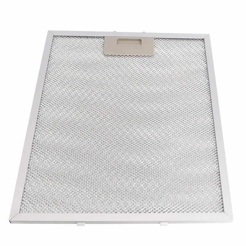 Metal Mesh Extractor para Range Hood, Silver Cooker Vent Filter, Filtros de graxa, 350x285x9mm, 350x 285x9mm