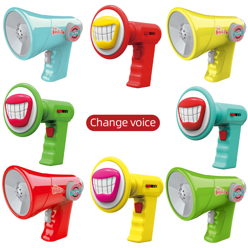Kinder Stimme wechselnde Horn Spielzeug kreative Neuheit lustige elektrische Hand lautsprecher Spielzeug besten Geburtstags geschenke für Kinder
