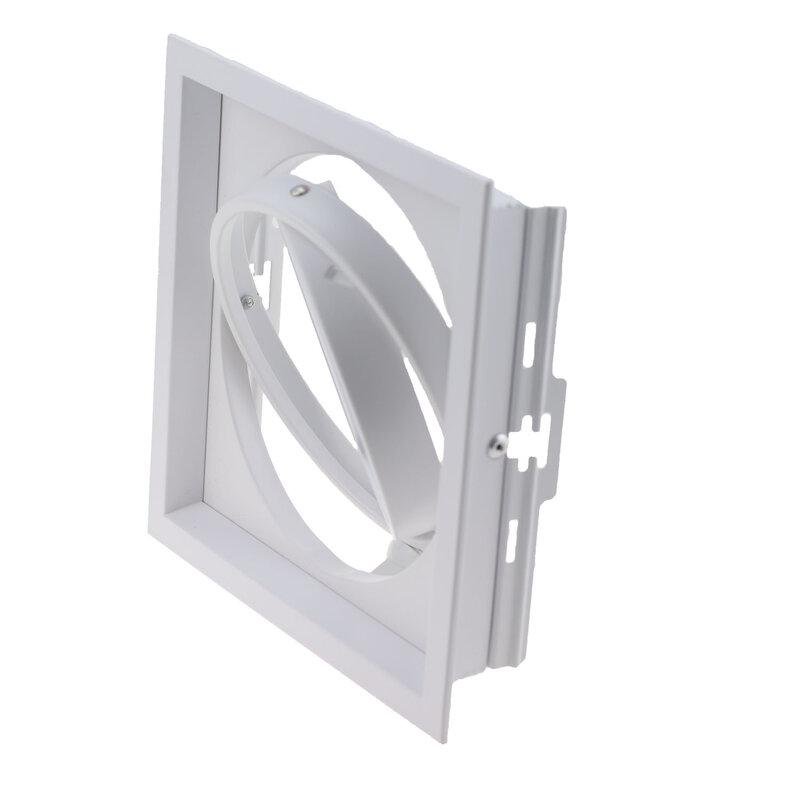 LED Recessed Ceiling Downlight GU10 Round Square Fixed Spotlight White Fitting Cut Out 155mm