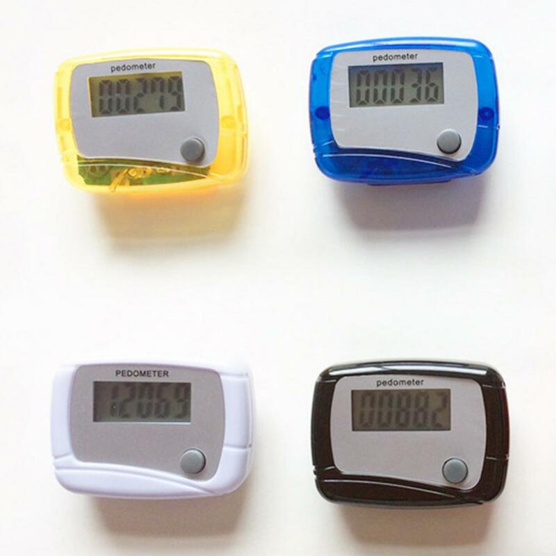 Pedometer Mini Digital LCD Sports Pedometer Walking Running Step Counter Meter Clip Type Distance Counting Calories Pedometer