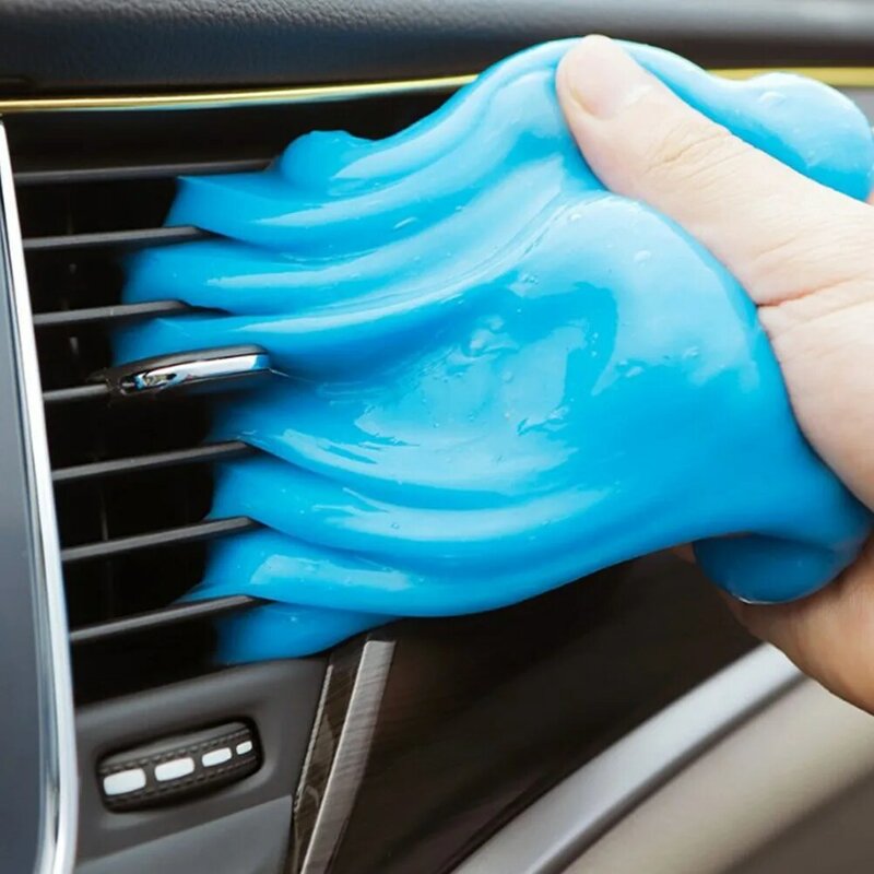 وسادة تنظيف للسيارة ، جل منظف مسحوق الغراء ، أداة تنظيف داخلية للسيارة ، طين غسيل قابل لإعادة الاستخدام ، يمكن استخدامه لعدة مرات ، 70 جم