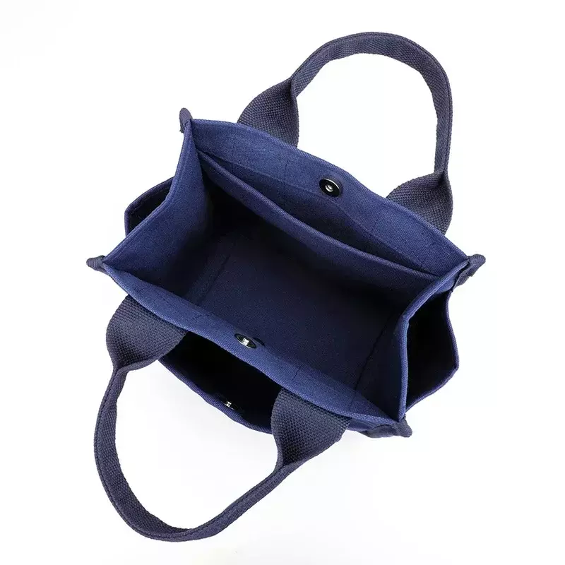 TOUB037 tas selempang wanita tas bahu kanvas warna polos kasual tas Messenger tas desainer merek kesederhanaan