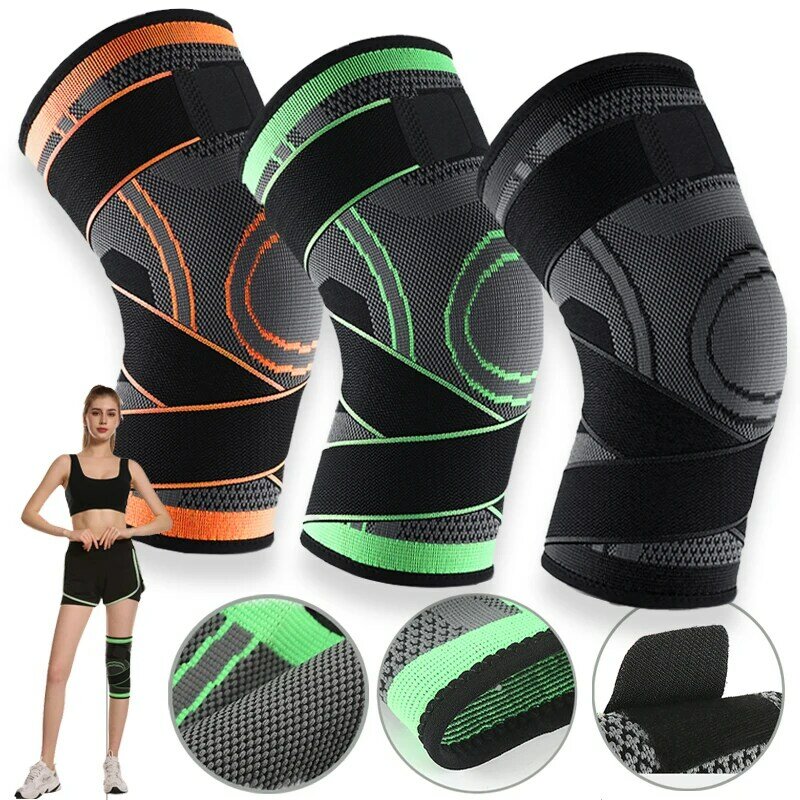 Professional Knee Brace Compression Knee Sleeve Knee Support Bandage for Pain Relief Medical Knee Pad for Running Workout
