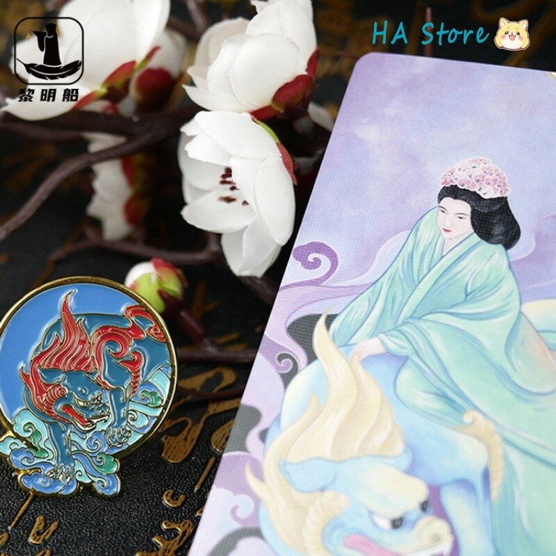 Arcana-cartas de Tarot de tinta Oriental auténtica, edición limitada, tarjetas de estilo chino de Tarot de tinta Oriental, tarjeta de colección de fiesta informal