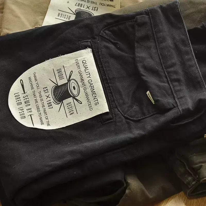 2024 Mens New Cargo Pants American Retro Heavy-duty Workwear Pants uomo pantaloni larghi larghi a gamba dritta resistenti all'usura pantaloni Casual