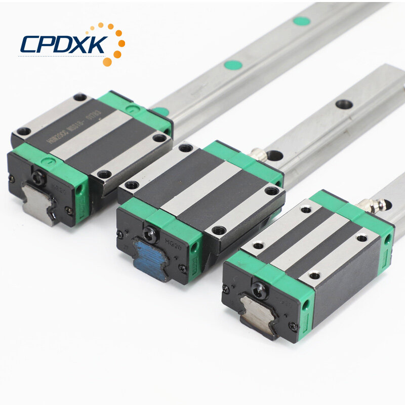 NEW HGR20 / HGR15 Linear Guide Rail 2pcs With 4 Pcs  Block Carriage HGH...CA Or HGW...CC HGH15 CNC Parts