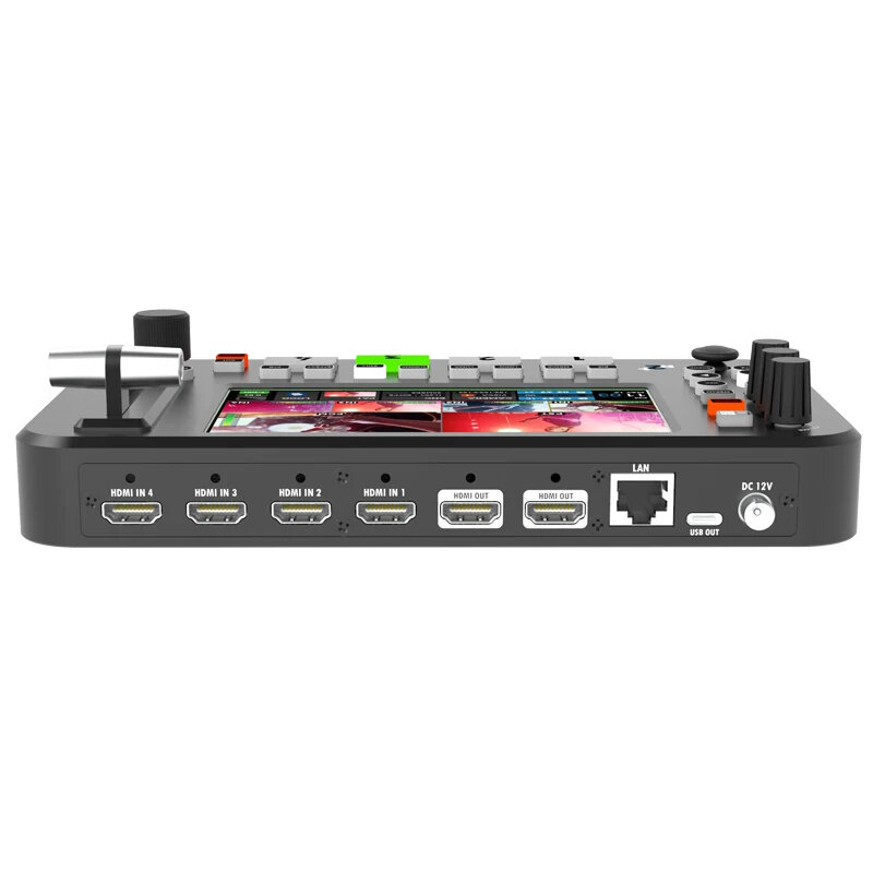 SPROLINK-Mezclador de vídeo NEOLIVE R2 plus, conmutador multicámaras, compatible con HDMI, captura de vídeo, transmisión en vivo
