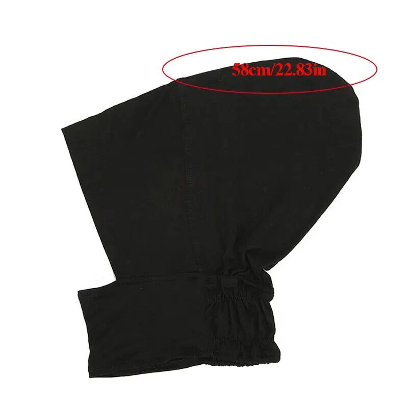 New Solid Color Muslim Hijab Cap Islamic Stretch Bonnet Modal Elastic Cap Bottom Cap Women Under Scarf Turban Hat Neutral Hats