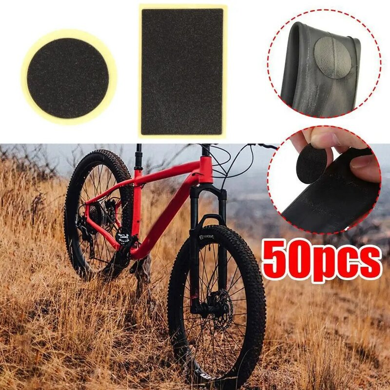 Patch perbaikan ban untuk sepeda jalan gunung, bantalan perbaikan ban dalam alat perbaikan ban sepeda pelindung ban tanpa lem perekat F Q2A4