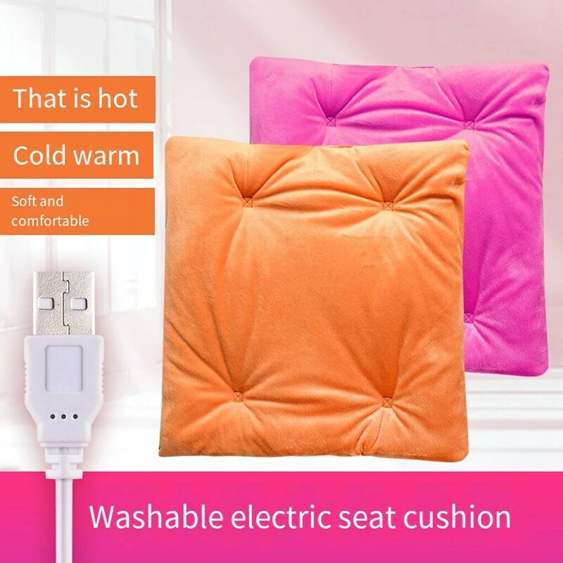 USB Electric Heating Pad Office Business Comfortable Seat Mat Cushion