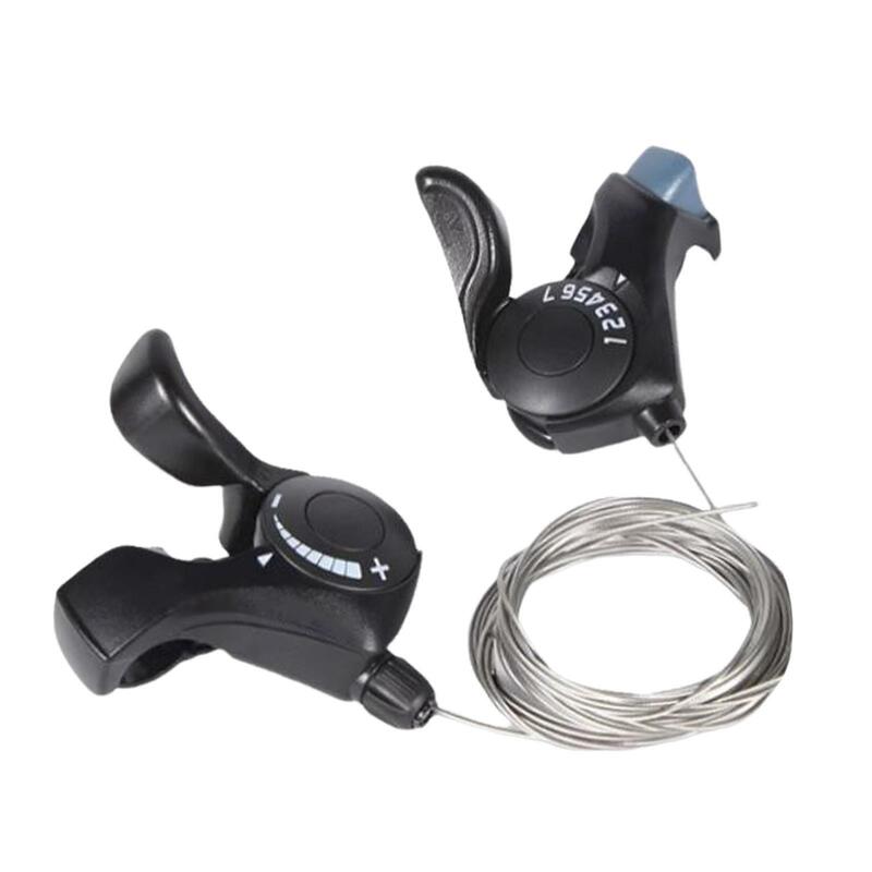 1 Pair Bike Shifters Replacement 7 Speed Professional Bicycle Speed Shifter for Road Bike Folding Bike Bicycle Outdoor Parts