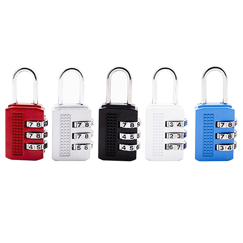 Nice 3 Digit Dial Combination Code Number Lock Padlock For Luggage Zipper Bag Backpack Handbag Suitcase Drawer durable Locks