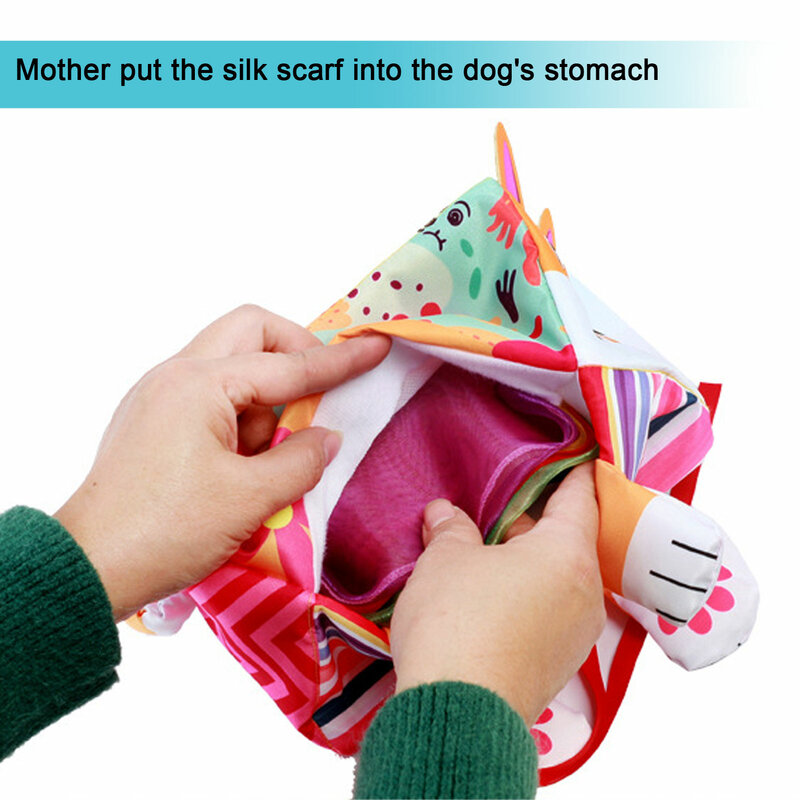 Boîte à mouchoirs magique pour bébé, jouets sensoriels pour nouveau-né, cadeaux pour nourrissons