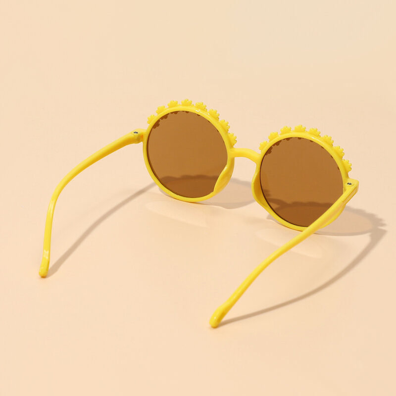 Gafas de sol esmeriladas con protección UV400 para bebé, gafas de sol clásicas para playa, serie de colores