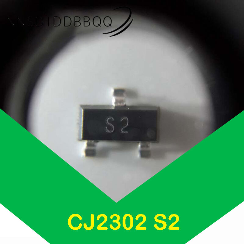 20PCS/lot CJ2302 S2 MOSFET Transistor SOT-23 N-channel 20V 2.1A 60mΩ@4.5V Electronic Components