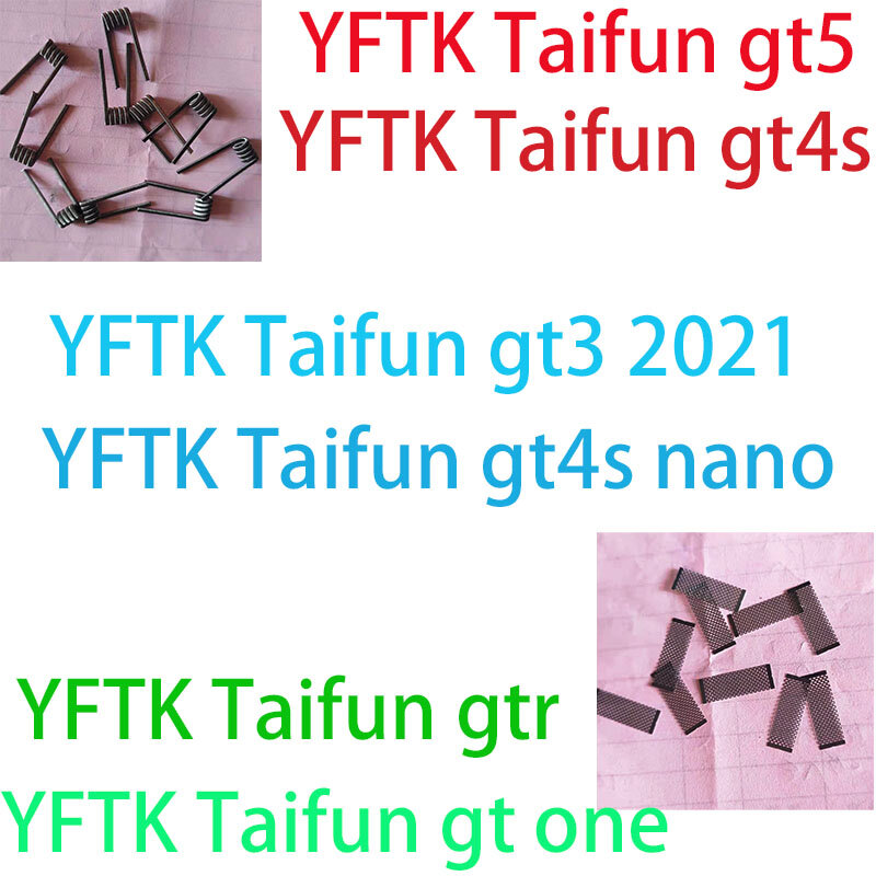 YFTK Taifun GTR Gt One Gt5 Gtv Gt4 S Gt4 Gt3 2021 Gt1 Sxk Gx Kayfun Tripod MTL Mini 4c 8c Zeus X Peralatan dan Kabel Tangki