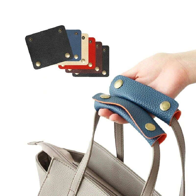 Soft Suitcase Grip Protective Luggage Bag Handle Wrap Leather Anti-stroke Stroller Shoulder Strap Pad Grip Cover Bag Accessories