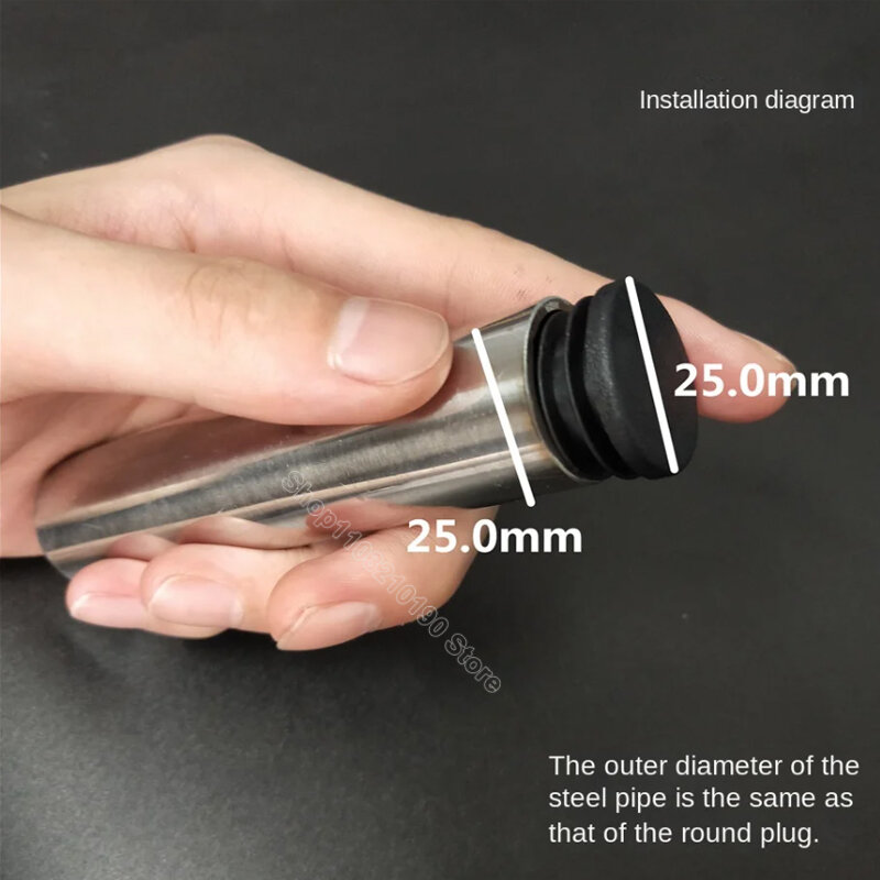 Круглая пластиковая заглушка для ножек стола стула, 12, 14, 16, 19-76 мм