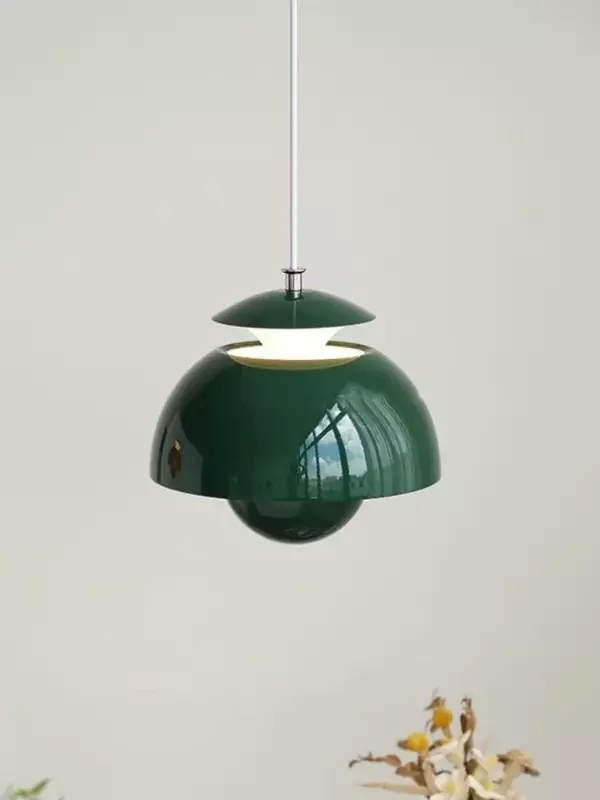 Danish New Design Flower Bud Pendant Lamp for Restaurant Dining  Children's Room Bedroom Bedside Home Decor Suspension Lighting