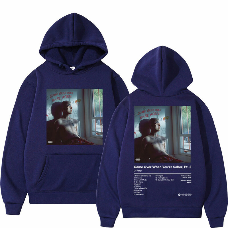 Rapper Lil Peep Music Album Graphic Hoodie Men's Women Harajuku Hip Hop Hooded Sweatshirts High Quality Fashion Loose Pullovers