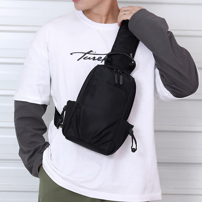 Multipurpose Men Shoulder Bags Nylon Waterproof Travel Sling Bag Crossbody Male Outdoor Fashion Chest Daily Messenger Bag Bolsas