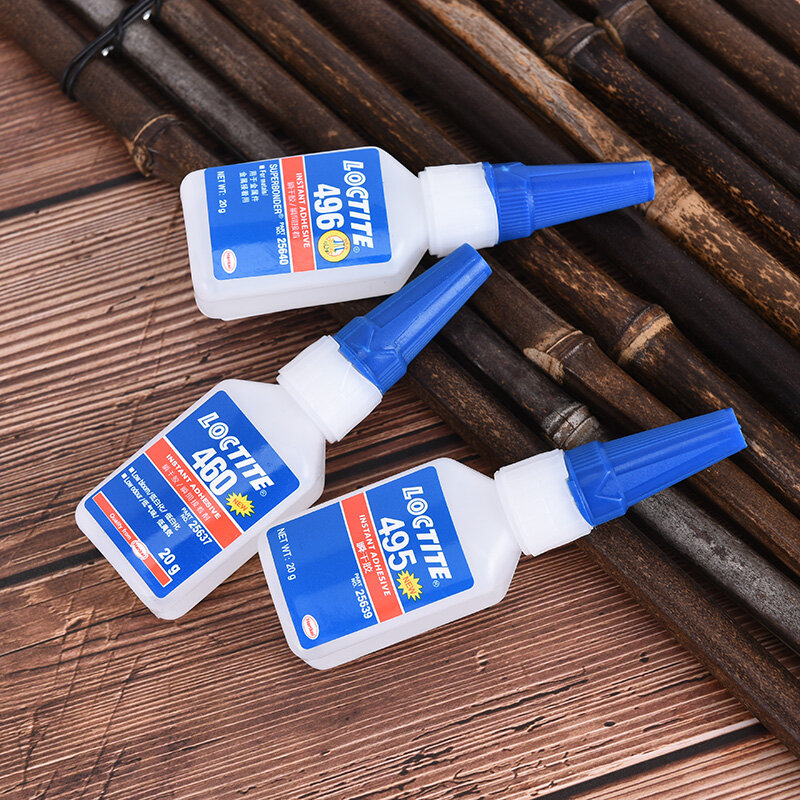 Super Glue 460 495 496 408 411Instant Dry Glue Repair Self-Adhesive 20ml Thick Viscosity Adhesive for Plastic, Wood & DIY Crafts