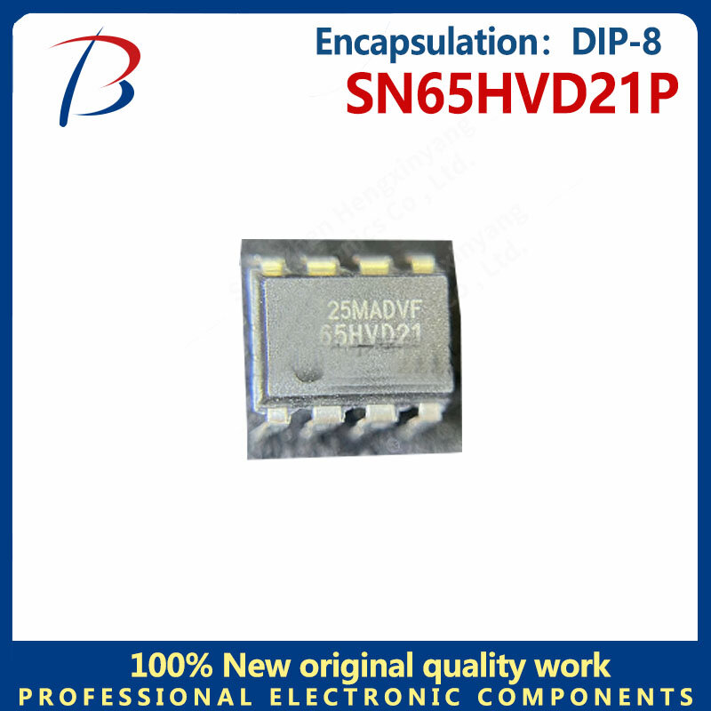 1PCS  SN65HVD21P 65HVD21 In-line DIP-8 driver receiver transceiver