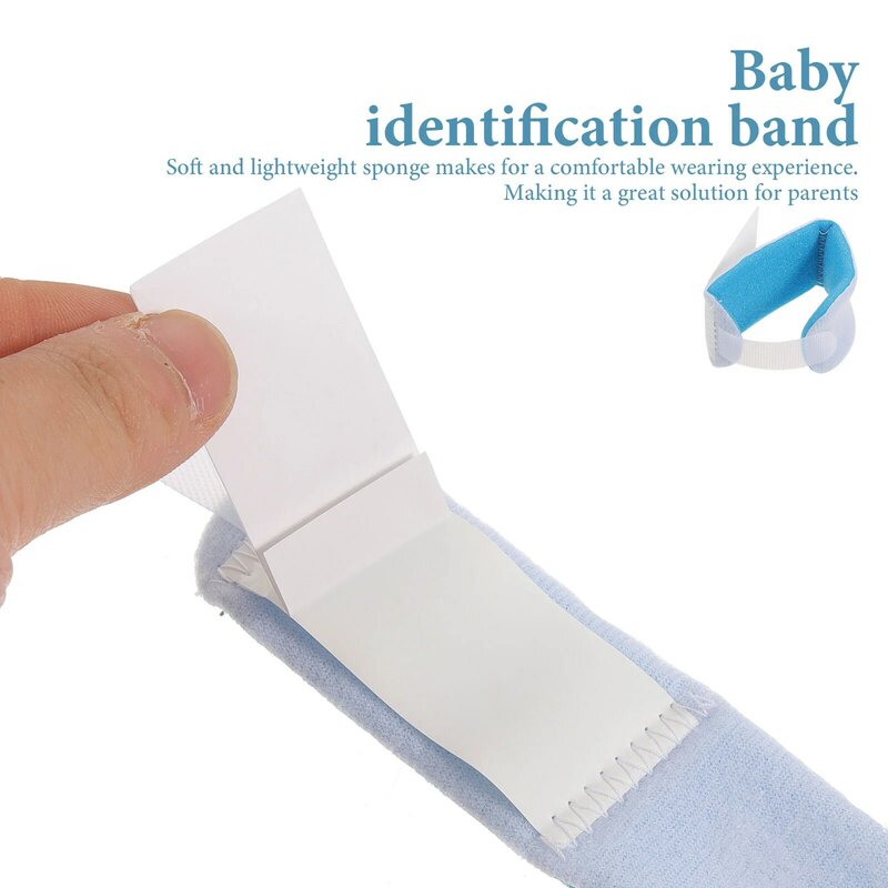 ID Band Baby Identification Band Comfortable Id Wristband Patient Id Band for Recognition