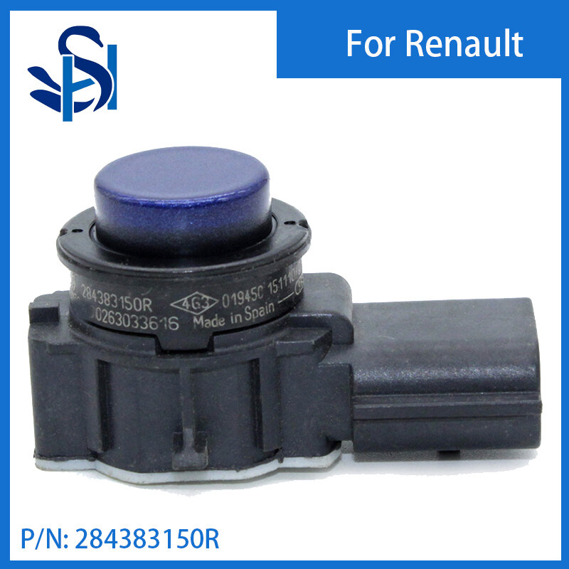 Sensor PDC Sensor parkir warna Radar biru untuk Renault