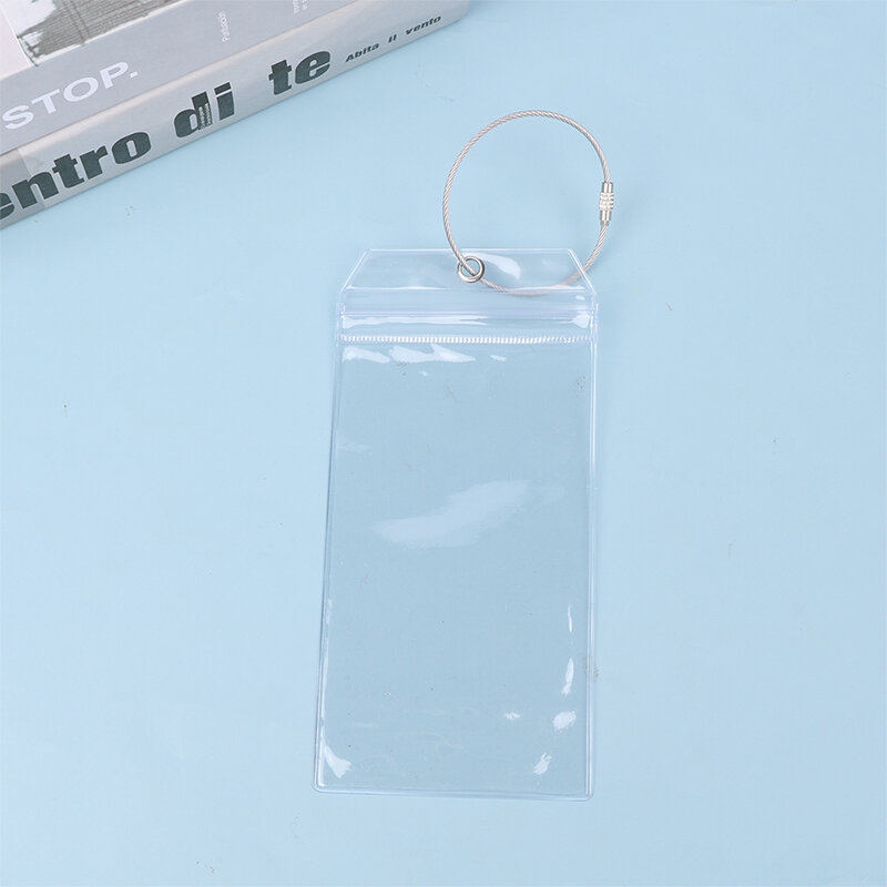 Waterproof Portable Transparent Luggage Tags Suitcase ID Name Address Holder Baggage Tag Label Luggage Tags Travel Accessories
