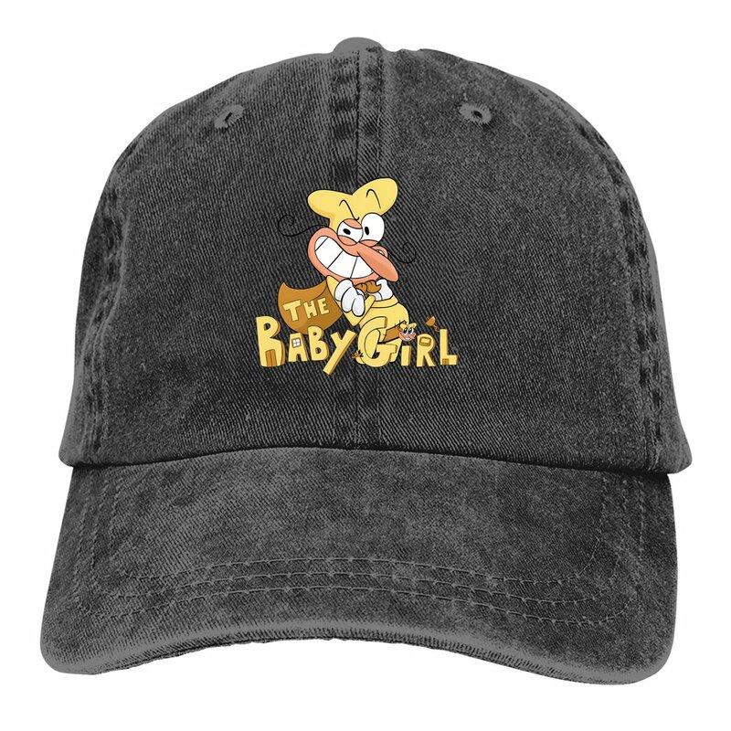 Babygirl-Casquette de baseball à visière pour homme et femme, chapeaux pare-soleil, Pizza Tower Games