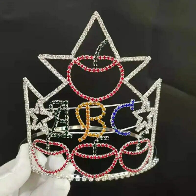 Splendidi diademi e corone di spettacolo di alta qualità in cristallo principessa diadema Beauty Girl Crown