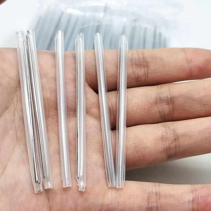 500pcs/lot 40/45/60mm Protection Sleeves Bare Fiber FTTH Heat Shrink Splice Protector Fusion Protection Splice Sleeves