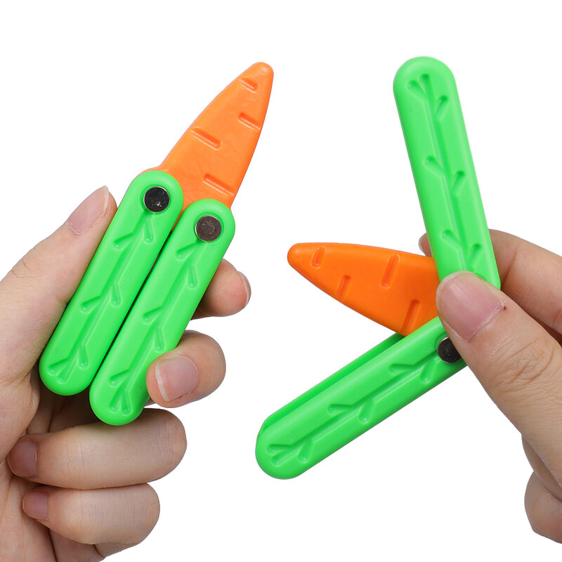 子供のための3D印刷されたプラスチック製折りたたみナイフ,子供のためのシミュレーション,バタフライナイフ,重力おもちゃ,ミニスイングナイフ,アクショントレーニングアクセサリー