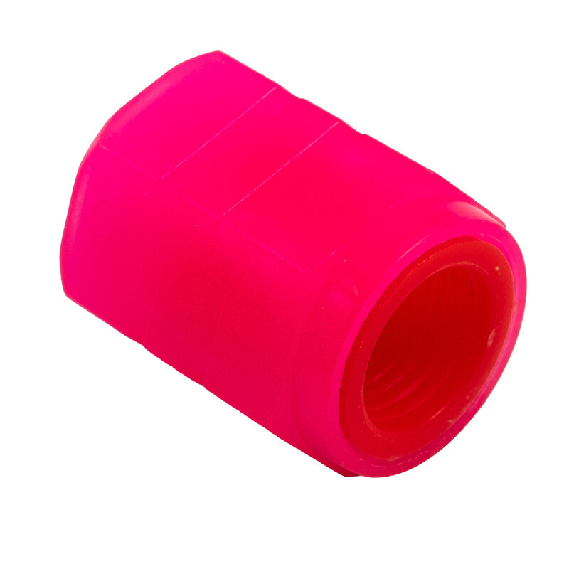 Proteggi la punta della valvola del pneumatico accessori per auto tappo della valvola del pneumatico dell'auto copertura del pneumatico della ruota dell'auto nuovi accessori rosa fluorescente antipolvere