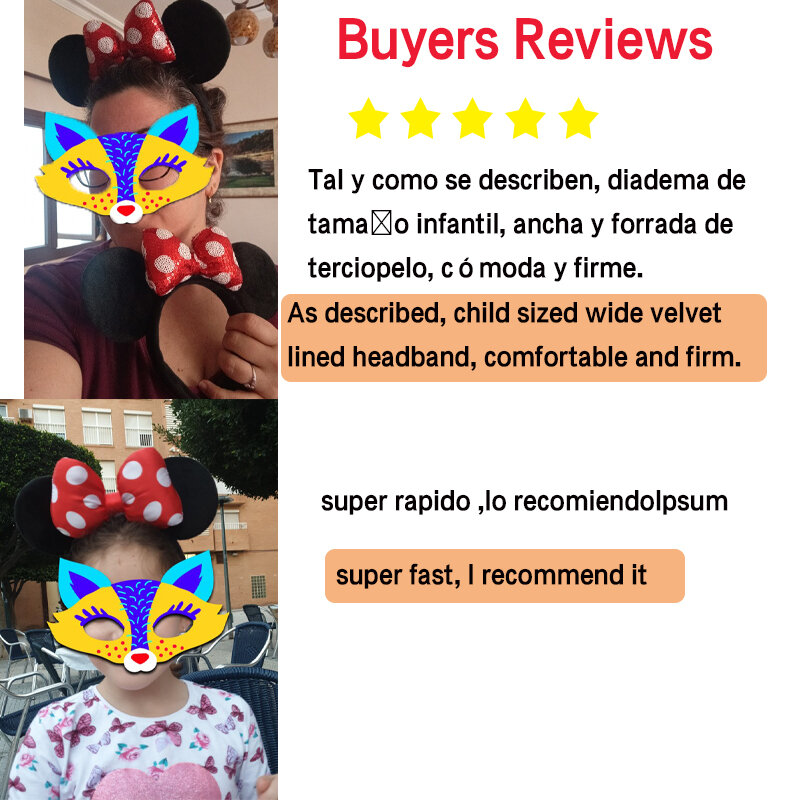 Diadema con orejas de Mickey de Disney para niña y mujer, bandana con lazo de lunares de 5 pulgadas, accesorios para el cabello para fiesta y viaje, gran oferta, 2024