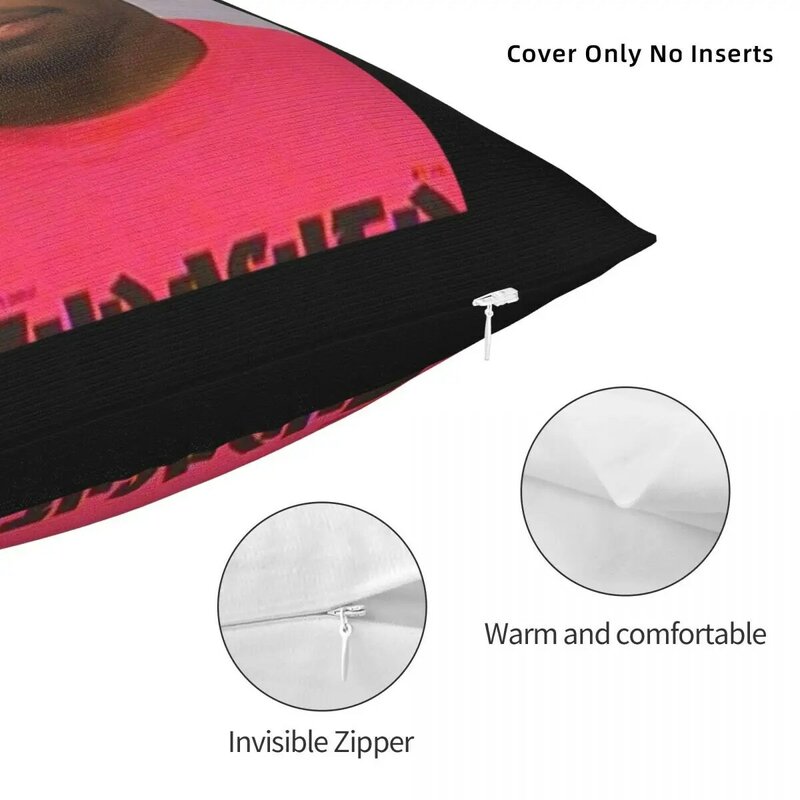 타일러 머그샷 사각 베개 커버, 폴리에스터 쿠션 장식, 편안한 던지기 베개, 가정용 자동차