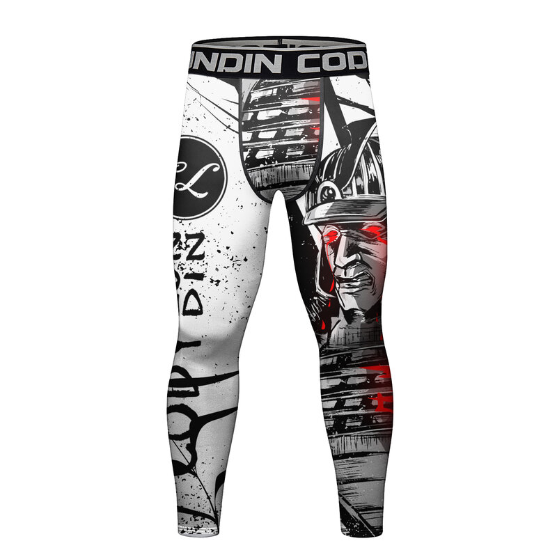 Cody Lundin Mens Gym Compression Leggings Men Sportswear Sport Training Running Quick Dry Jogging Tights Pants Sportswear