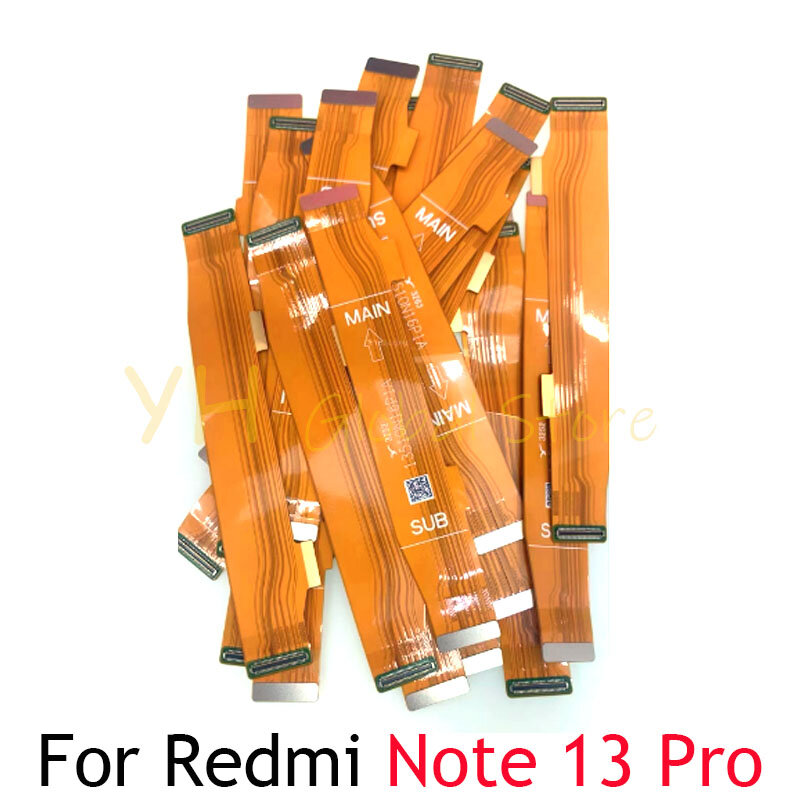 موصل اللوحة الرئيسية للوحة الأم ، أجزاء إصلاح الكابلات المرنة LCD ، Xiaomi Redmi Note 13 Pro Plus ، 10 ock