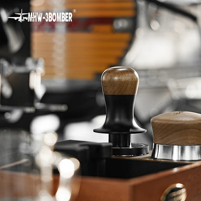 Тампер для кофе эспрессо с подпружиненной штамповкой, профессиональный бариста, максимальное давление 30 фунтов, 51 мм, 53 мм, 58 мм