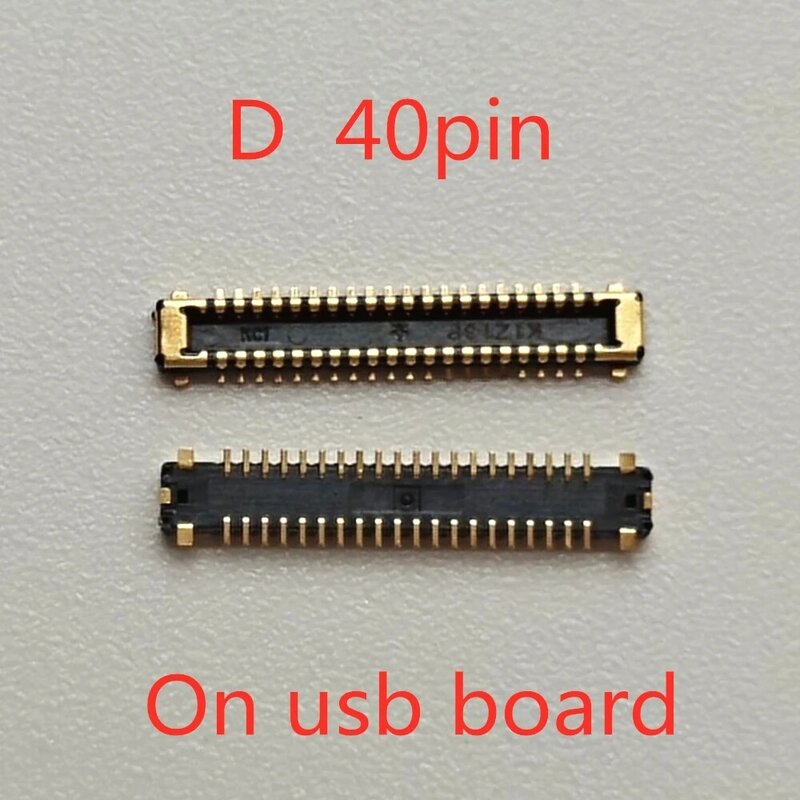 2-10pcs LCD Display Screen Flex FPC Connector For Samsung Galaxy A52 A72 A525 A526 A725 A725F A52 A526F Plug On Board 40 78 pin