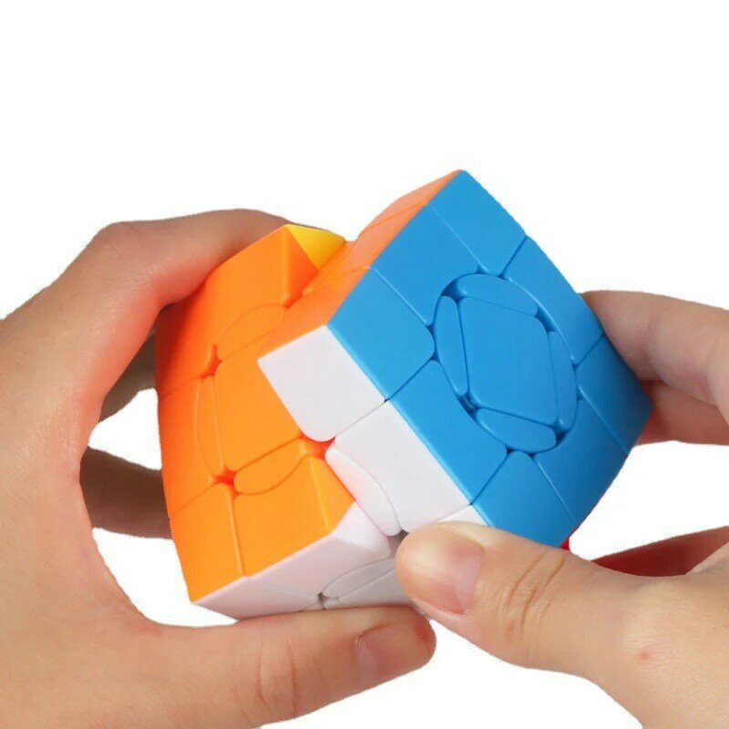 Cubos mágicos mágicos para crianças, flexível, suave, dificuldade alta, cor sólida, puzzle, brinquedos educativos, profissional, 2x2, 3x3