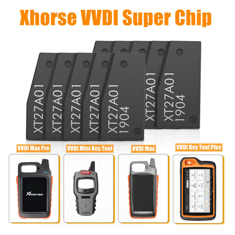 VVDI Super Chip XT27 XT27A Transponder Klon für 4C/4D/4E/43/45/46/47/48/T1/T2/T3/8A/8C/8E/7935 VVDI2 VVDI Max pro/VVDI Mini Schlüssel
