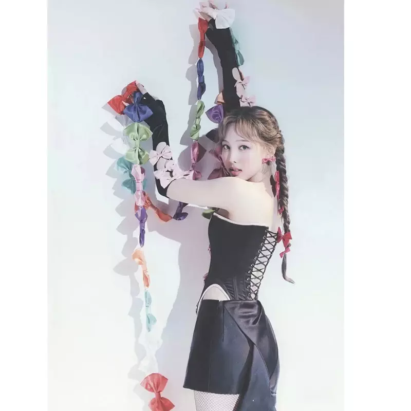 Kpop Hip Hop Kleidung koreanische Gruppe Jazz Tanz rosa Kleid Nachtclub Sängerin Gogo Tänzerin Bühnen kostüme Rave Outfits