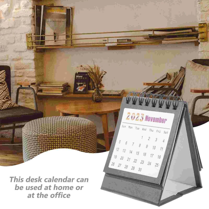 Kalender buku meja perencana kalender kecil kalender meja kecil kalender kecil untuk Desktop kantor rumah hitung mundur