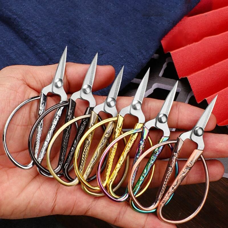 Mini tijeras de sastre Vintage de acero, tijeras de sastre Vintage duraderas, cortador de tela, herramienta de artesanía para coser