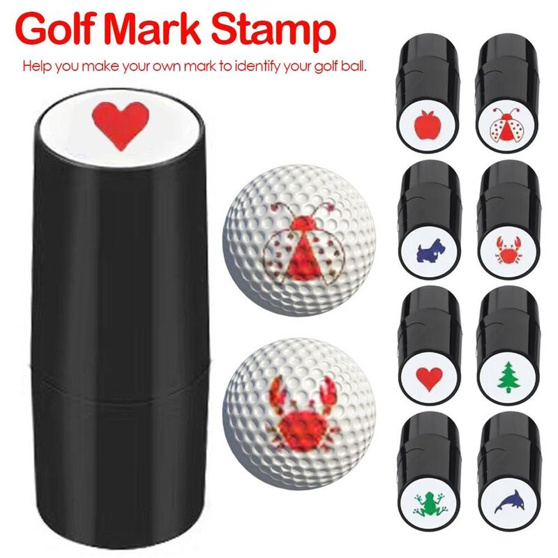 عالية الجودة البلاستيك سريعة الجافة لاعب الغولف هدية جولف ختم علامة جولف الكرة الختام جولف اكسسوارات علامة الختم